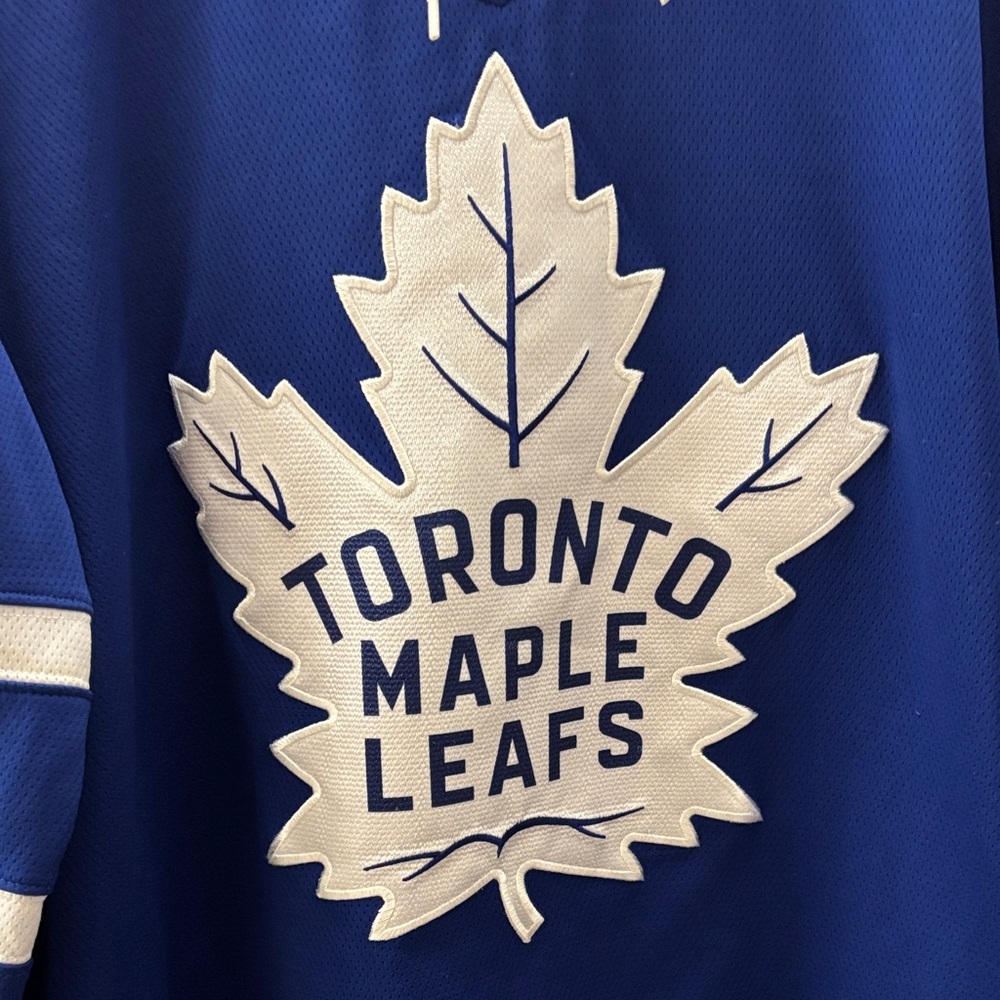 Fanatics Blue and White Toronto Maple Leafs Jersey - Picture 2 of 5